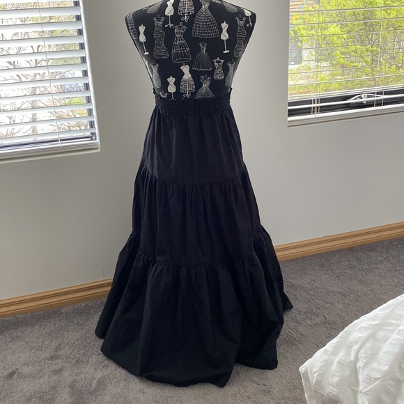 Sportsgirl Black maxi skirt elasticized waist size 4 - Picture 2 of 2